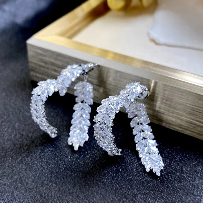 Firaluna | French Crystal Love Earrings