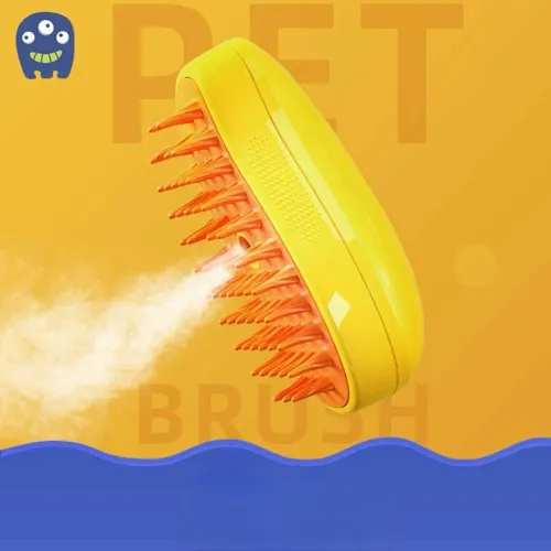 Spray Pet Grooming Brush with Anti-Static Technology