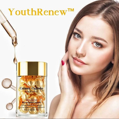 【BUY 2 GET 1 FREE-3 BOTTLES(60 CAPSULES)】YouthRenew Ceramide collagen Firming Capsule Serum