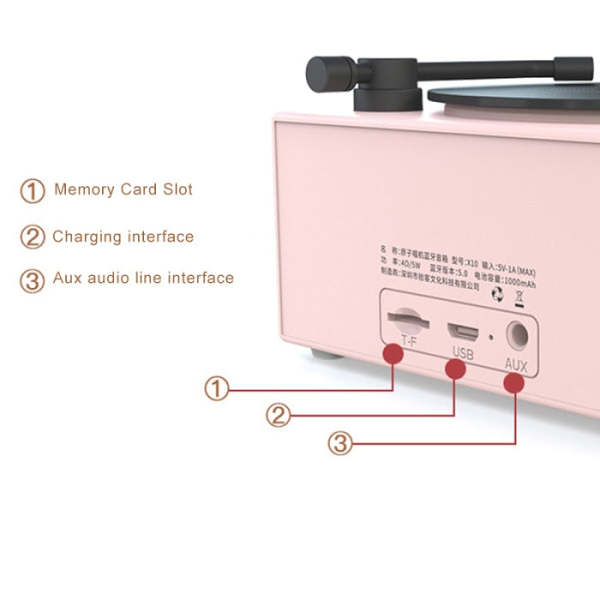 Retro Vinyl Wireless Speaker