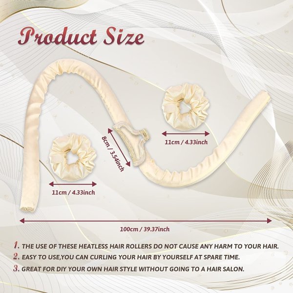 Mother's Day Hot Sale-Heatless Hair Curler Headband