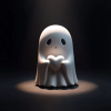 2024 Halloween Cute Ghost Statuet