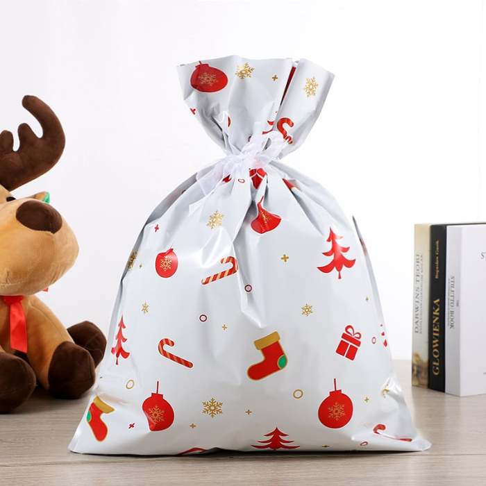 New Christmas Drawstrings Gift Bags