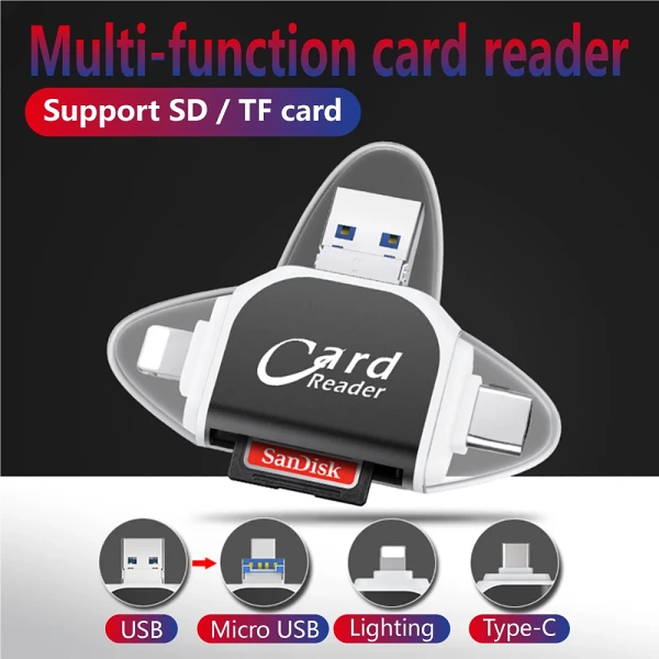 USB-C Memory Card Reader 3 in 1