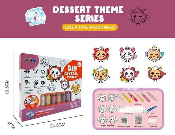 DIY Crystal Paint Arts and Crafts Set