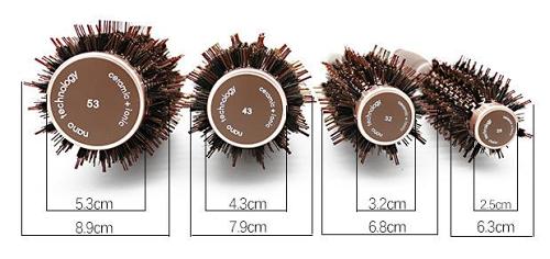 Boar Bristles Round Hair Brush