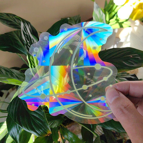 Magic Lunar Orbiter Sun Catcher Sticker