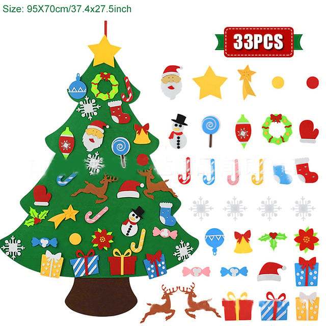 DIY Felt Christmas Tree Set