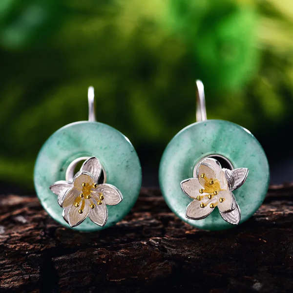 925 Silver Charm Earrings: Choose Your Theme - Crystals, Leaves, Teapots!