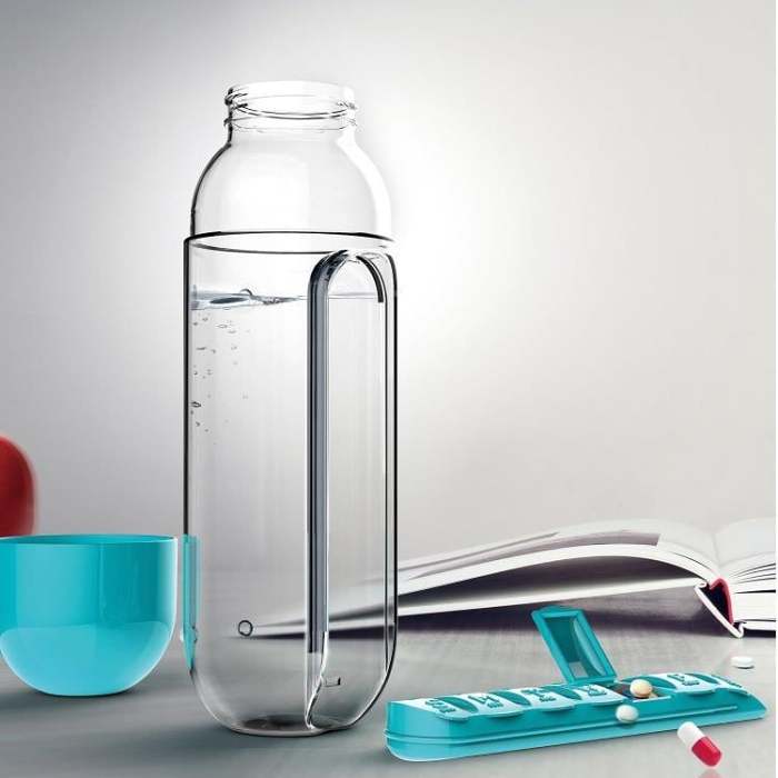 Buy 2 Get 10% Off - Portable Water Bottle With Pill Box Cup
