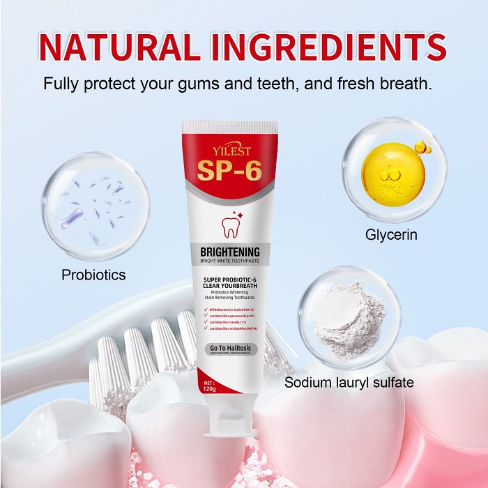 SP-6 Toothpaste Oral Health Management, Fresh Breath by Veasoon