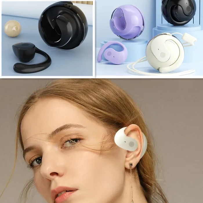Hanging Ear Style Noise Reduction Wireless Earphones