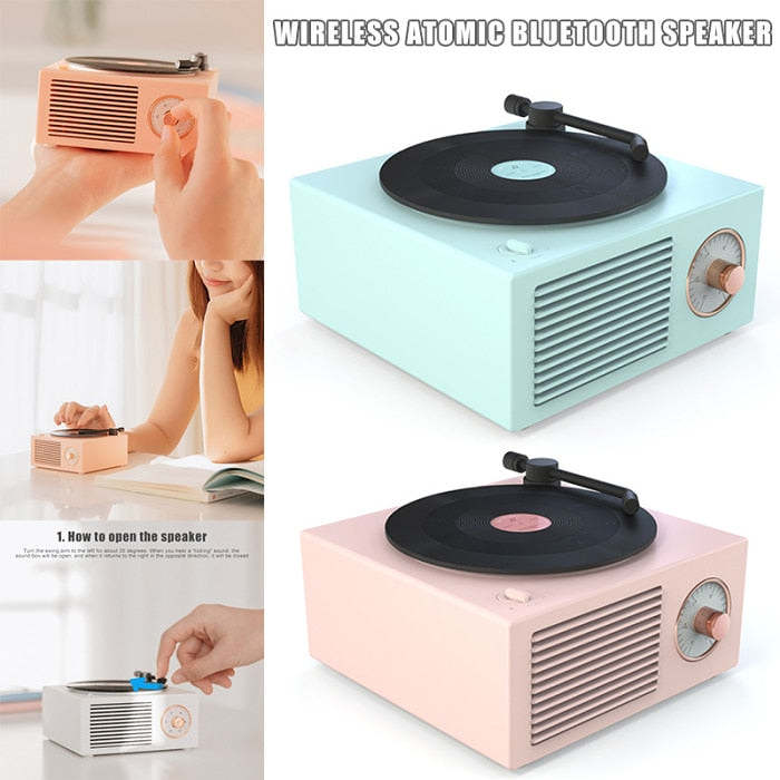 Retro Vinyl Wireless Speaker