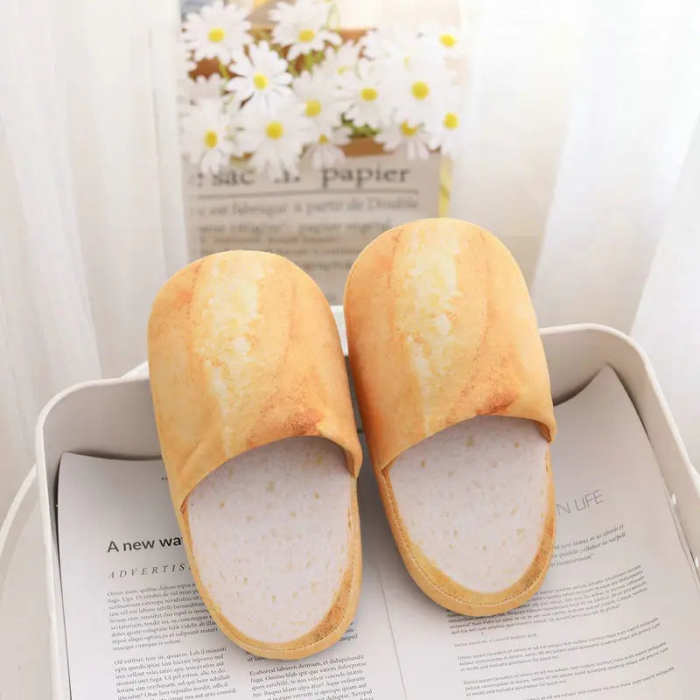 Unisex Bread Slippers