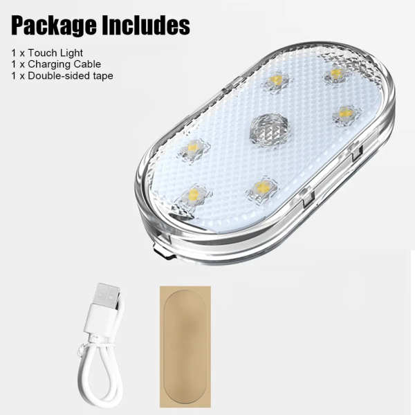 Car Multi-Function Touch USB Lamp