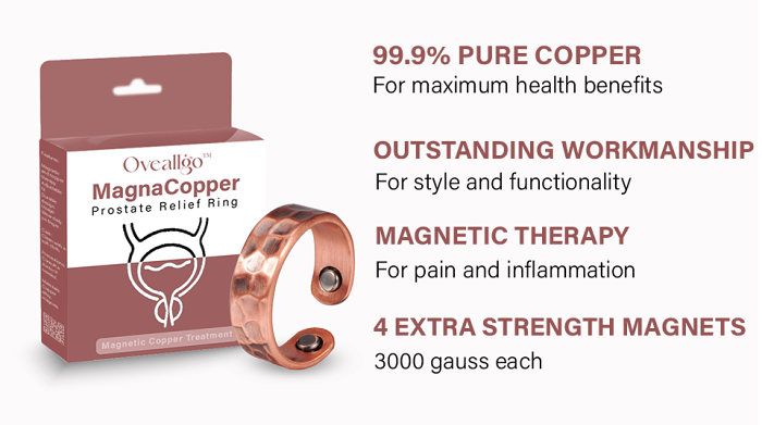 Oveallgo MagnaCopper Prostate Relief Ring