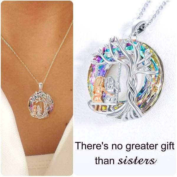 49% OFF--Tree of Life Sisters Necklace