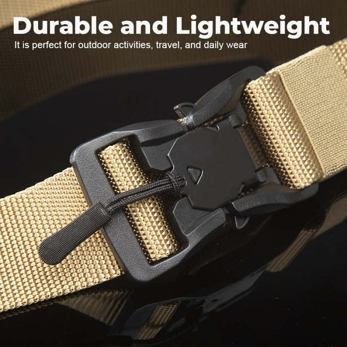 Outdoor Magnetic Buckle Braided Belt