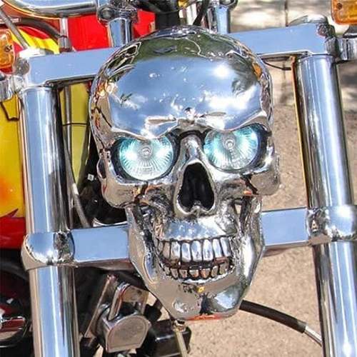 Motorcycle Skull Headlamp