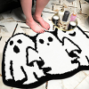 2024 Halloween Bath Mat Ghost Tufted Rug