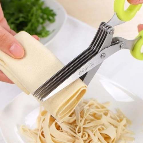 (EARLY SUMMER HOT SALE- 49% OFF) Multilayer Spring Onion Scissors (BUY 2 GET 1 FREE NOW) by Veasoon