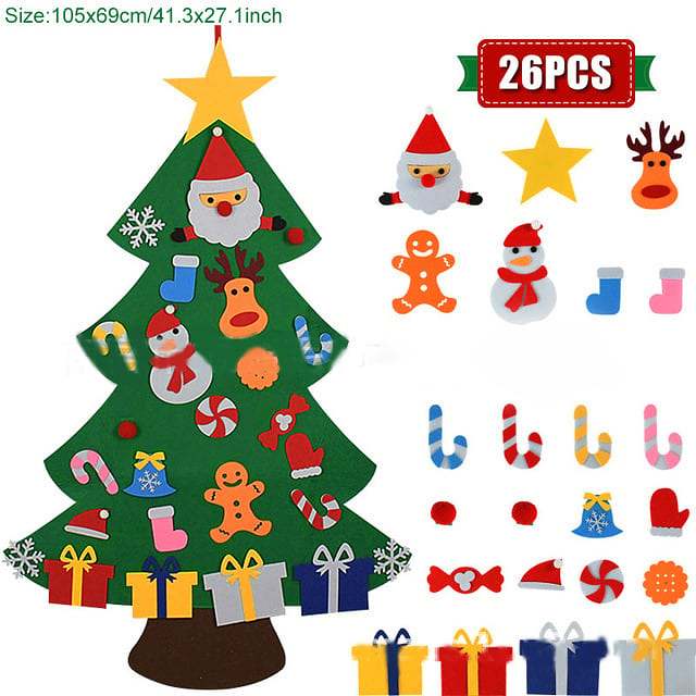 DIY Felt Christmas Tree Set