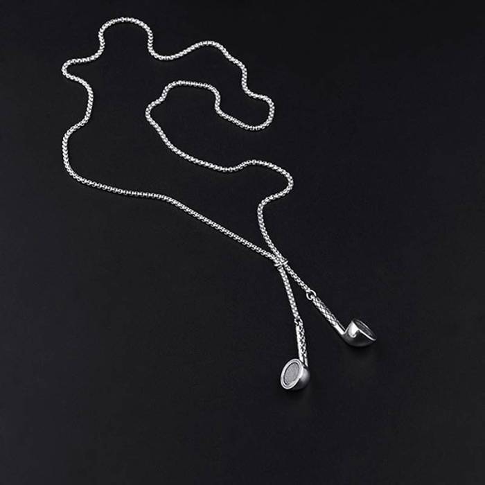 Headphone Pendant Necklace