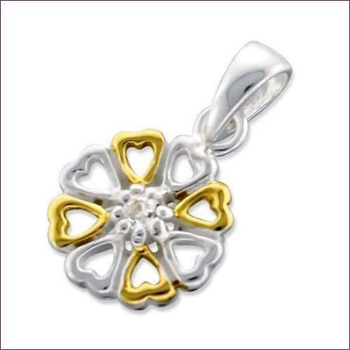 Silver Round Pendant Necklace