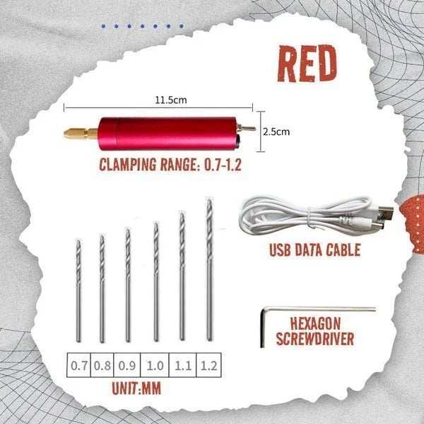 Handy Drilling Electric Tool (6 drill bits)