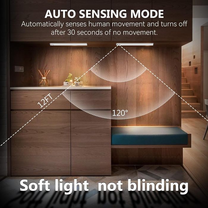 2024 NEW YEAR SALE - Blue Light-free Motion Sensor LED Lights