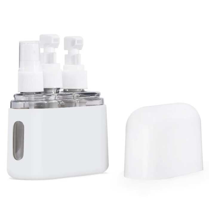 Mini Shampoo Dispenser Portable Travel Bottle Set