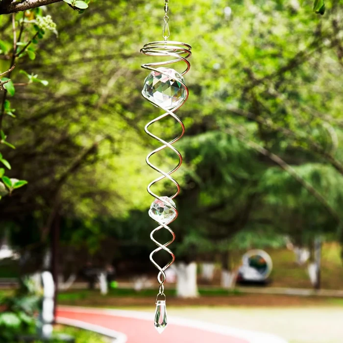 Last Day Promotion-49%OFF - Gazing Ball Spiral Tail Wind Spinner Stabilizer