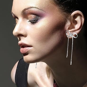 Bow Drop Dangle Earrings
