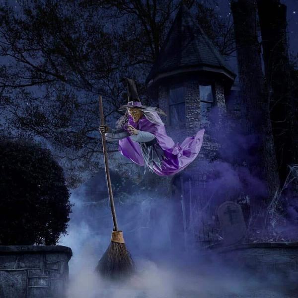 Halloween Props Garden Flying Witch - (Save 49% on hot first week sale