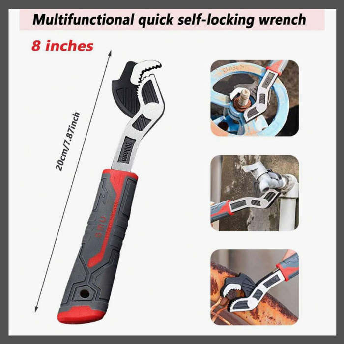 Self-Locking Multifunctional Wrench