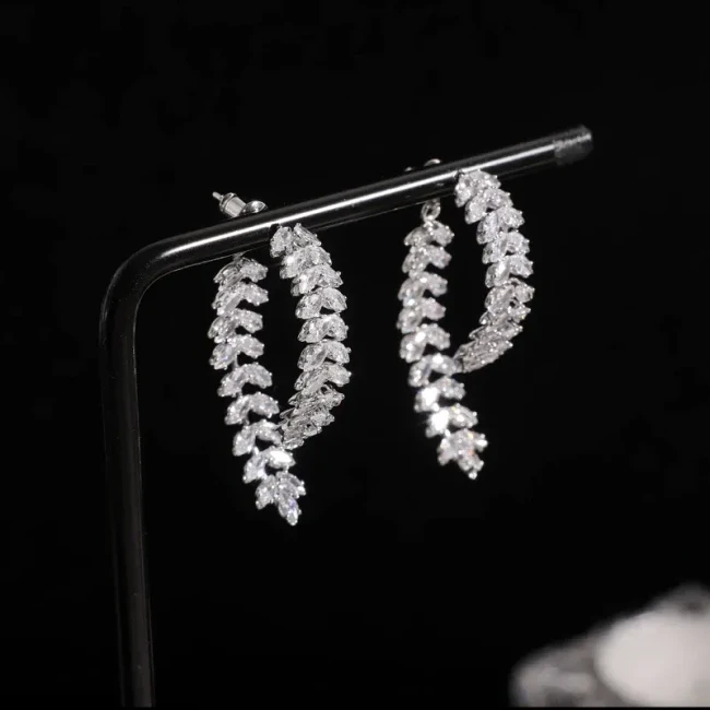 Firaluna | French Crystal Love Earrings
