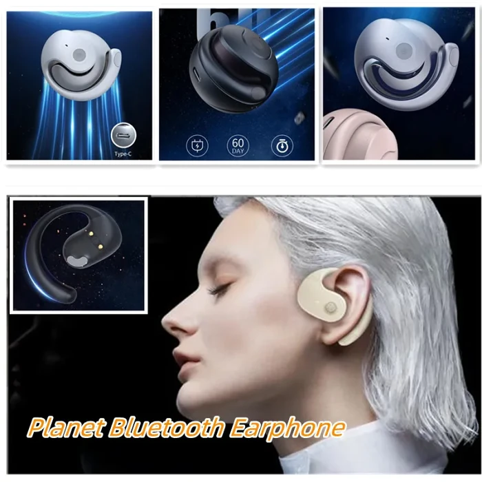 Hanging Ear Style Noise Reduction Wireless Earphones