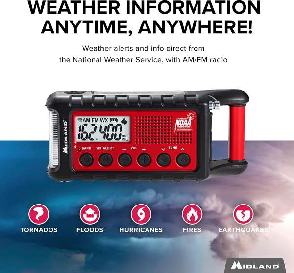 MIDLAND ER310 Emergency Crank Radio