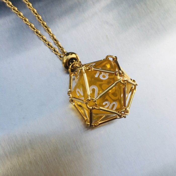 D20 Dice Holder Necklace