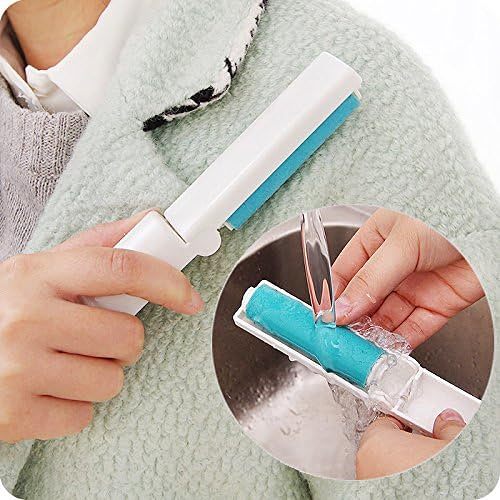2 Pcs Reusable Sticky Picker Set Cleaner Brush Magic Folding Pocket Travel Dust Pet Hair Dandruff Remover Sticky