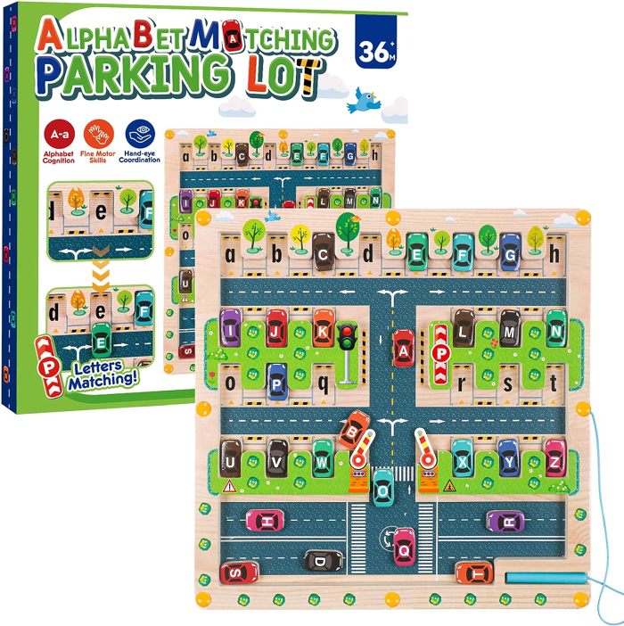 Magnetic Alphabet Maze Board
