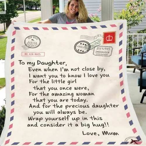 To My Daughter - Warm Gift Blanket
