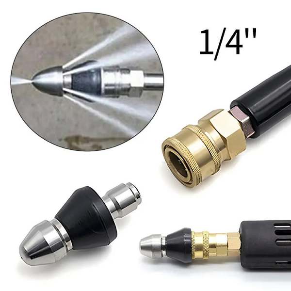 (SUMMER SALE-48% OFF) Sewer Cleaning Tool High-pressure Nozzle by Veasoon