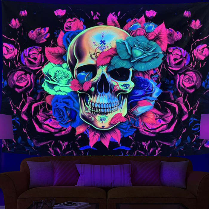 UV Light Emitting Neon Hanging Cloth