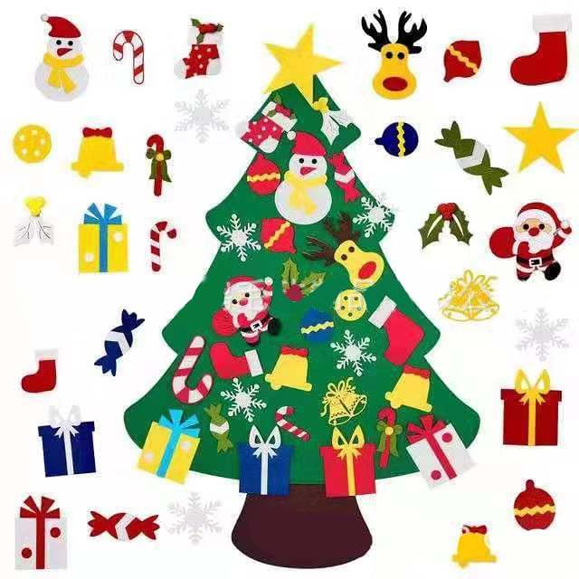 DIY Felt Christmas Tree Set