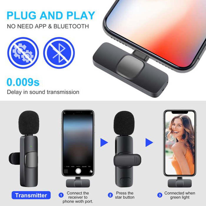 Noise-canceling Bluetooth Microphone