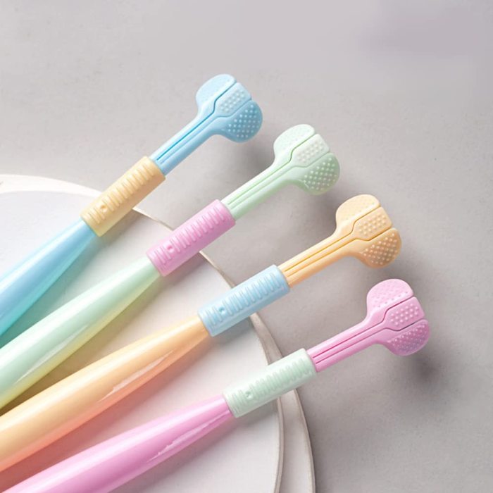 Three-sided Soft Hair Toothbrush