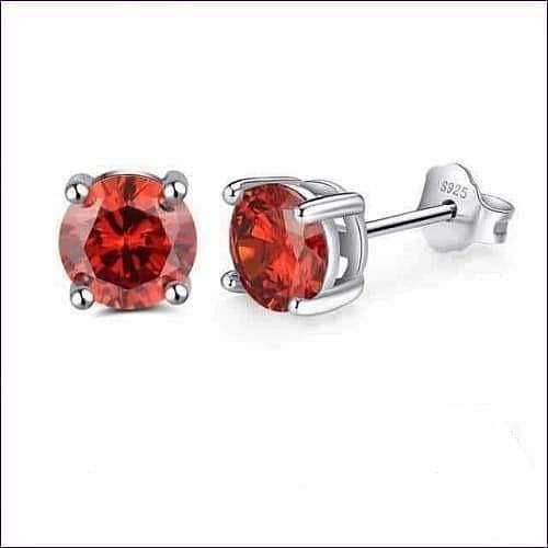 Birthstone Stud Earrings