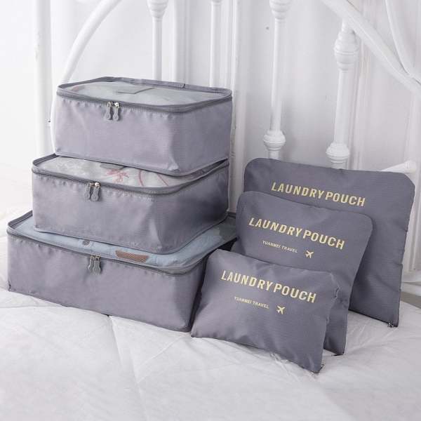 6 pieces portable luggage packing cubesBuy More Save More