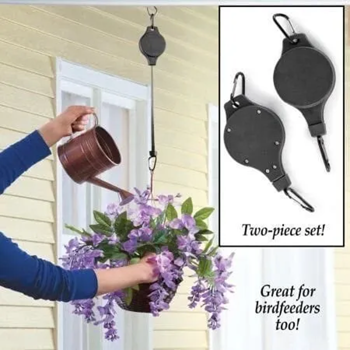 Retractable Lifting Basket Gardening Hook